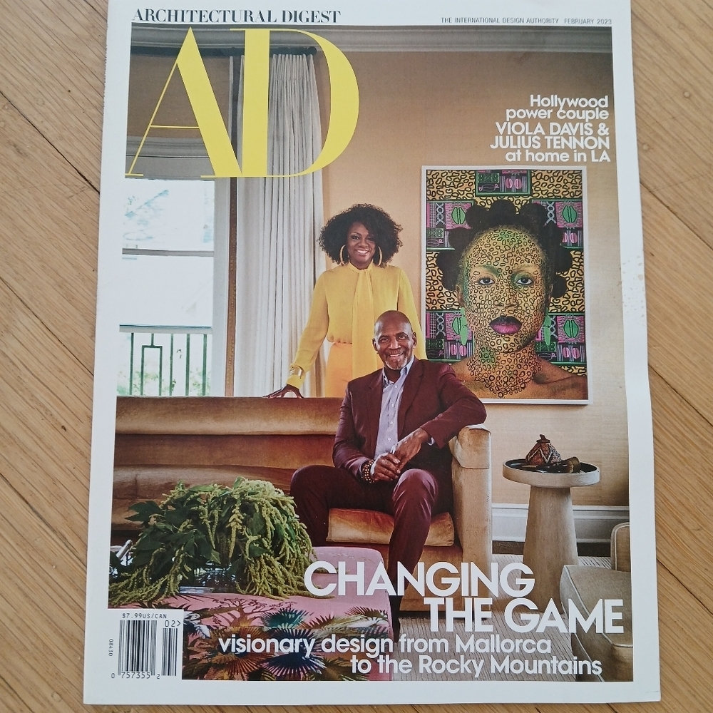 🦋AD ARCHITECTURAL DIGEST MAGAZINE | FEB 2023 | CHANGING THE GAME Viola Davis
